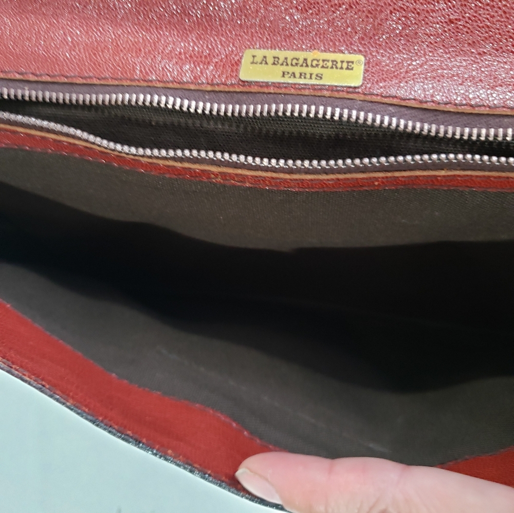 La Bagagerie 80's Vintage Leather Clutch - Picture 3 of 4